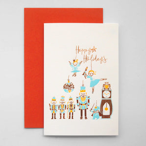 Nutcracker Ornament Foil Card