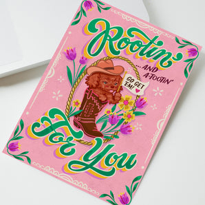 Rootin' For You Card
