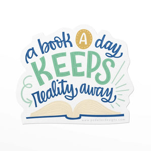 A Book Day Sticker By Pedaller Designs