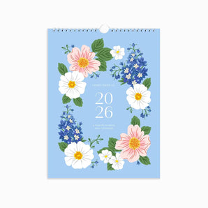 A Year of Flowers 2026 Wall Calendar By Linden Paper Co.