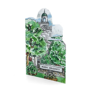 Acadia University Hall Gatefold Card By Bard