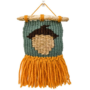 Acorn Mini Woven Wall Hanging (various designs)