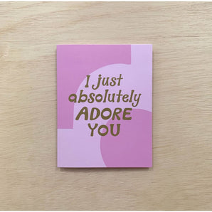 Adore You Card By Odd Daughter Paper Co.