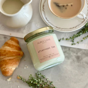 Afternoon Tea 8oz Soy Candle By Alben Lane