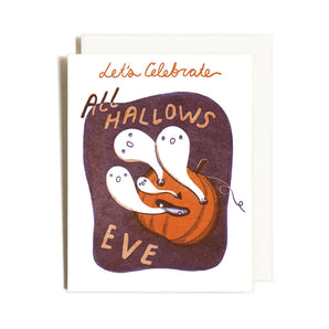 All Hallows Eve Card By Homework Letterpress