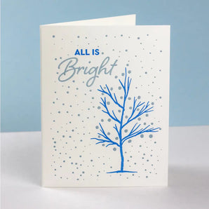 All Is Bright Card By Inkwell Originals