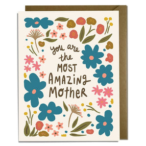 Amazing Mother Card By Kat French Design