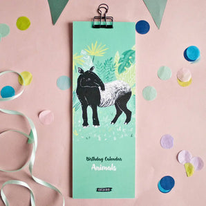 Animals Birthday Calendar (Undated) By Katja Rub