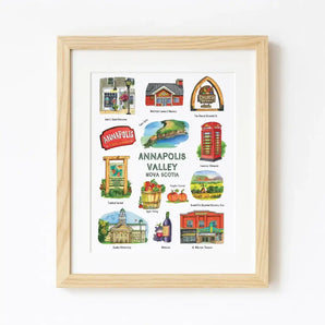 Annapolis Valley Landmarks 11x14 Print By Janna Wilton Art