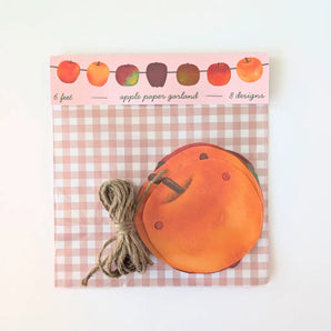 Apple Paper Garland By Lucky Sprout Studio