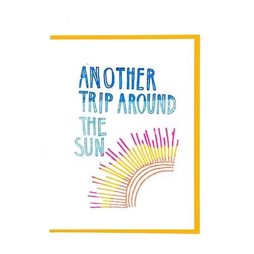 Around The Sun Card By Cosmic Peace Studio