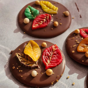 Autumnal Milk Chocolate Discs (various designs)