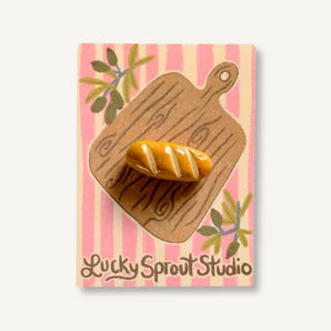 Baguette Clay Pin By Lucky Sprout Studio