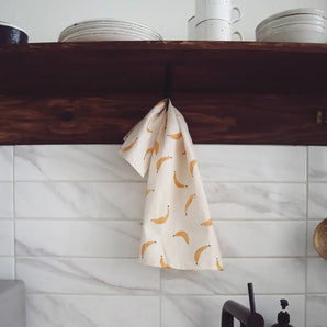 Banana Pattern Tea Towel By Freon Collective