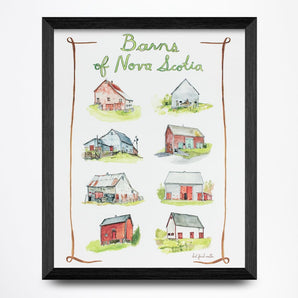 Barns of Nova Scotia 11x14 Print By Kat Frick Miller Art