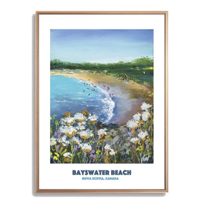 Bayswater Beach 12x16 Print By Janna Wilton Art