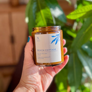 Beach Cottage 8oz Soy Candle By Canapa