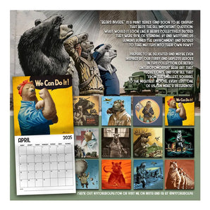 Bears Invade 2025 Calendar By Nyco Rudolph