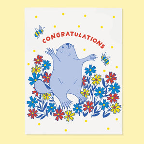 Beaver Congrats Card By The Good Twin