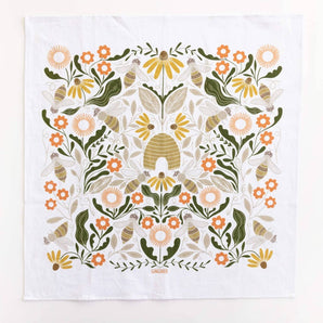 Beehive Tea Towel By Gingiber