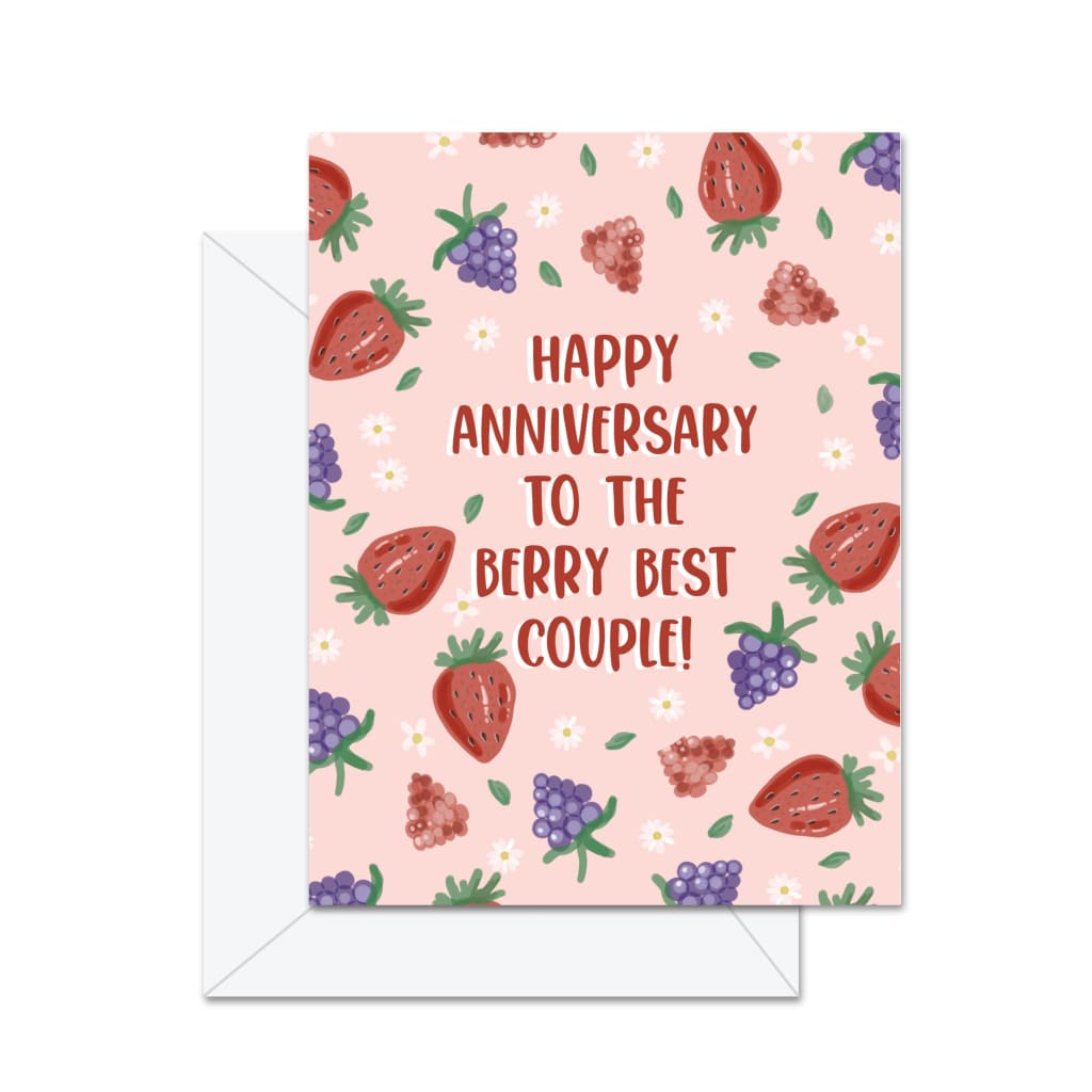 Berry Best Couple Anniversary Card By Jaybee Design