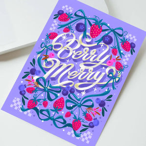 Berry Merry Holiday Card By To & From Gift Co.