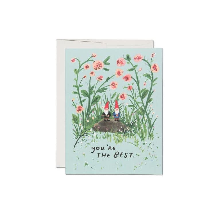 Best Garden Gnomes Card By Red Cap Cards