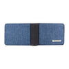 Bifold Wallet - Blue & Gray Fabric By Hold Supply Co.