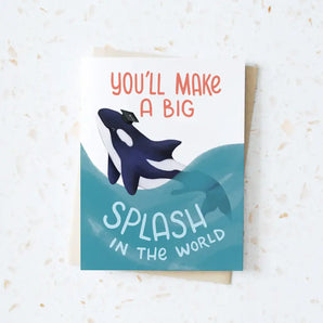 Big Splash Graduation Card By Hop & Flop