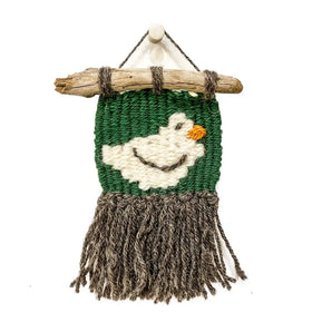 Bird Mini Woven Wall Hanging (various colours)