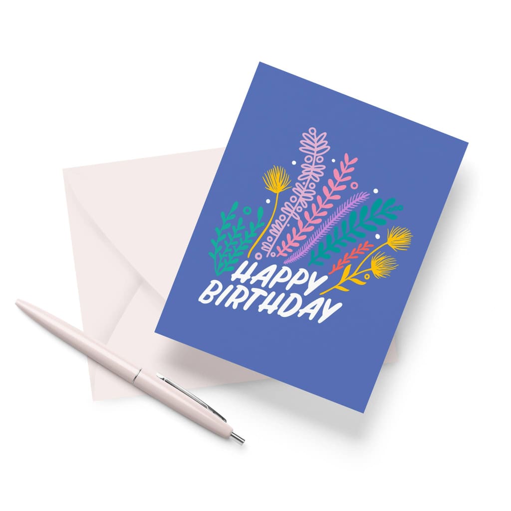 Birthday Bouquet Card By Friendly Fire Paper