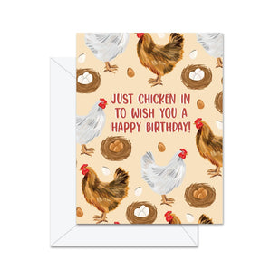 Birthday Chickens Card By Jaybee Design
