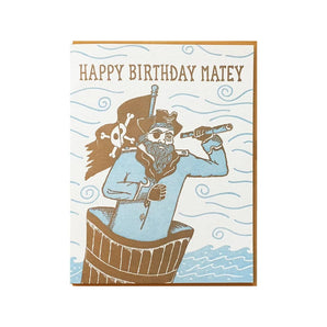 Birthday Matey Card By Noteworthy Paper & Press