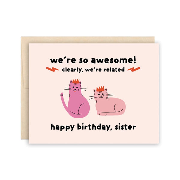 Birthday Sister Cat Card By The Beautiful Project