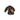 Black Bunny w/ Pumpkin Sticker By Jaybee Design