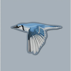 Blue Jay Sticker By Bygone Art Project