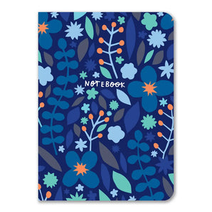 Blue Meadow Lined Notebook By Badger & Burke