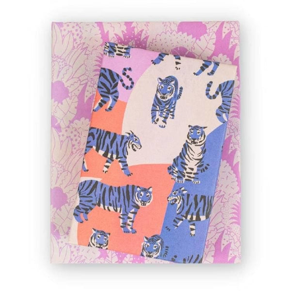 Blue Tigers • Double-sided Eco Gift Wrap Sheets (3)