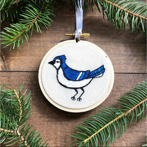 Bluejay Embroidery By Katiebette