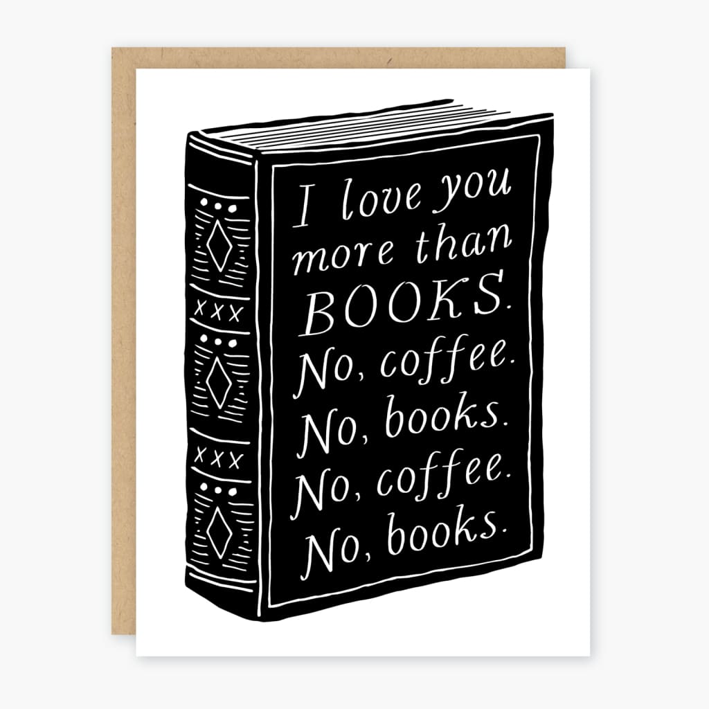 Books & Coffee Card By Party