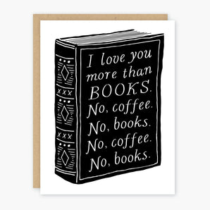 Books & Coffee Card By Party
