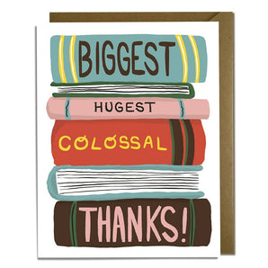 Books Thank You Card By Kat French Design