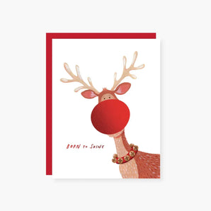 Born To Shine Holiday Junkie Foil Card By 2021 Co.