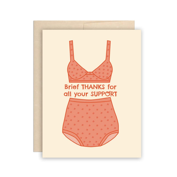 Briefest Thanks Card By The Beautiful Project