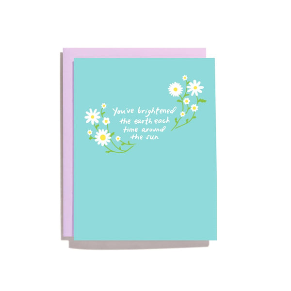 Brighten The Earth Card By Shorthand Press