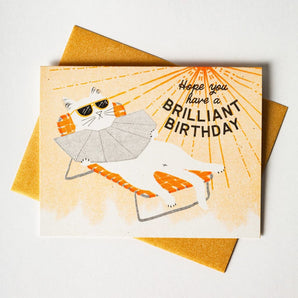 Brilliant Birthday Card By Bromstad Printing Co.