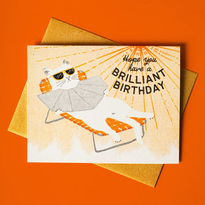 Brilliant Birthday Card By Bromstad Printing Co.