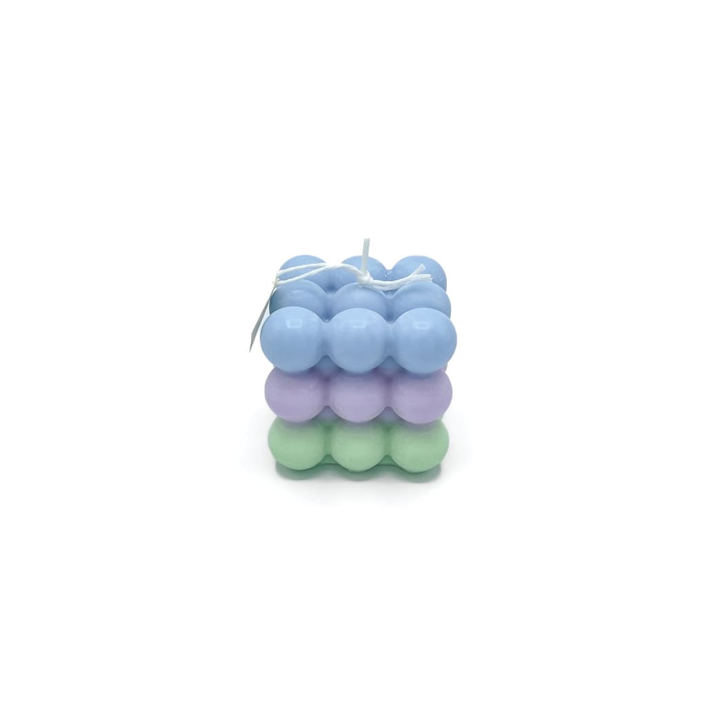 Bubble Cube Candle (various colours) By Bizarre Wicks