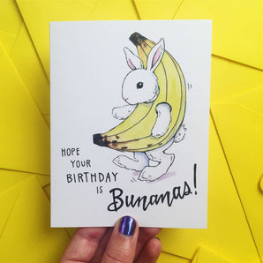 Bunanas Birthday Card By Paper Wilderness