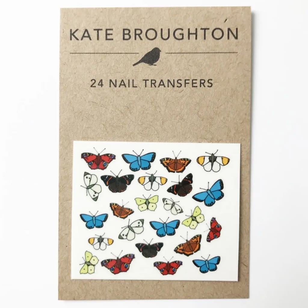 Butterfly Nail Art Transfers By Kate Broughton